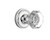 Nostalgic 704840: Classic Rosette w/Waldorf Knob Single Dummy Door Set - Bright Chrome