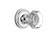 Nostalgic 704840: Classic Rosette w/Waldorf Knob Single Dummy Door Set - Bright Chrome