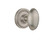 Nostalgic 704684: Rope Rosette w/Homestead Knob Single Dummy Door Set - Satin Nickel