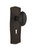 Nostalgic 704488: Prairie Backplate w/Homestead Knob Passage Door Set - Oil-Rubbed Bronze