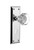 Nostalgic 704630: New York Backplate w/Waldorf Knob Single Dummy Door Set - Bright Chrome
