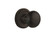 Nostalgic 704779: Classic Rosette w/New York Knob Privacy Door Set - Oil-Rubbed Bronze