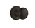 Nostalgic 704779: Classic Rosette w/New York Knob Privacy Door Set - Oil-Rubbed Bronze
