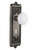 Nostalgic 704286: Egg & Dart Backplate w/White Porcelain Knob Single Dummy Door Set - Antique Pewter