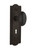 Nostalgic 704347: Meadows Backplate w/Homestead Knob Privacy Door Set - Oil-Rubbed Bronze