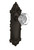 Nostalgic 704069: Victorian Backplate w/Waldorf Knob Single Dummy Door Set - Oil-Rubbed Bronze