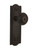 Nostalgic 704289: Meadows Backplate w/Meadows Knob Privacy Door Set - Oil-Rubbed Bronze