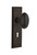 Nostalgic 704579: New York Backplate w/Homestead Knob Privacy Door Set - Oil-Rubbed Bronze
