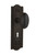 Nostalgic 704365: Meadows Backplate w/Homestead Knob Single Dummy Door Set - Oil-Rubbed Bronze