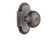 Nostalgic 713020: Cottage Backplate w/New York Knob Single Dummy Door Set - Antique Pewter