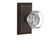 Nostalgic 713279: Studio Backplate w/Waldorf Knob Passage Door Set - Oil-Rubbed Bronze