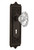 Nostalgic 713678: Egg & Dart Backplate w/Chateau Knob Passage Door Set - Oil-Rubbed Bronze