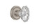 Nostalgic 713751: Rope Rosette w/Chateau Knob Single Dummy Door Set - Satin Nickel