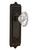 Nostalgic 713927: Egg & Dart Backplate w/Chateau Knob Privacy Door Set - Oil-Rubbed Bronze