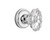 Nostalgic 713716: Classic Rosette w/Chateau Knob Single Dummy Door Set - Bright Chrome