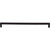 Top Knobs M2138: 12-5/8" cc Nouveau III Square Bar Cabinet Pull - Flat Black