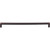 Top Knobs M2151: 17-5/8" cc Nouveau III Square Bar Cabinet Pull - Tuscan Bronze