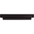 Top Knobs TK775BLK: 7" cc Channing Cup Cabinet Pull - Flat Black