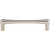 Top Knobs TK764PN: 5-1/16" cc Brookline Round Bar Cabinet Pull - Polished Nickel