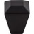 Top Knobs TK811BLK: 1" Juliet Tapered Cabinet Knob - Flat Black