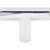 Top Knobs TK790PC: 1-3/4" Lydia T-Bar Cabinet Knob - Polished Chrome