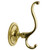 Nostalgic Warehouse 701050: Plain Coat Hook - Polished Brass