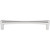Top Knobs TK765PC: 6-5/16" cc Brookline Round Bar Cabinet Pull - Polished Chrome