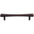 Top Knobs TK813TB: 5-1/16" cc Juliet Square Bar Cabinet Pull - Tuscan Bronze