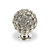 Topex 1" Contemporary Round Cabinet Pull - Swarovski Crystal/Bright Chrome Topex 1" Contemporary Round Cabinet Pull - Swarovski Crystal/Bright Chrome