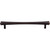 Top Knobs TK815TB: 7-9/16" cc Juliet Square Bar Cabinet Pull - Tuscan Bronze