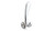 Richelieu T6216140: 4-9/16" Contemporary Double Wall Hook - Polished Chrome