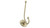 Richelieu BP91221184: 4-1/2" Classic Double Wire Wall Hook - Matte Nickel Richelieu BP91221184: 4-1/2" Classic Double Wire Wall Hook - Matte Nickel