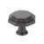 Topex 1" Italian Designs Contemporary Octagonal Cabinet Knob - Dark Bronze