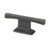 Topex 16mm cc Italian Designs Transitional Square T-Handle Cabinet Pull - Dark Bronze
