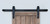 Acorn BHBBI-7: 7' Flat Track For Barn Door Hardware - Rough Black Iron