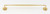 Alno A6720-18-PB/NL: 18" cc Charlie's Collection Towel Bar - Unlacquered Brass