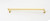 Alno A6520-24-PB/NL: 24" cc Cube Towel Bar - Unlacquered Brass