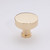 Alno A716-18-PB/NL: 1-1/8" Moderne Cabinet Knob - Unlacquered Brass