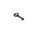 Century 24579-MB:  Rio Skeleton Key - Matte Black