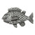 Acorn DPLPP: 1-5/8" Fun Fish Cabinet Knob - Antique Pewter