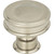 Atlas A100-BRN: 1-1/4" Oskar Cabinet Knob - Brushed Nickel