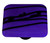 Aquila HK3118-KB: 1-1/2" Mardi Gras Square Cabinet Knob w/Black Post - Black/Cobalt Blue