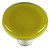 Aquila HK1014-KRA: 1-1/2" Solid Round Cabinet Knob w/Aluminum Post - Chartreuse
