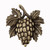 Acorn DQ5AP: 2" Grapevines Cabinet Knob - Antique Brass