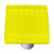 Aquila HK1204-KA: 1-1/2" Bubbles Square Cabinet Knob w/Aluminum Post - Sunflower Yellow