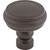 Top Knobs TK880SAB: 1-1/4" Brixton Round Rimmed Cabinet Knob - Sable