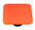Aquila HK9051-KB: 1-1/2" Opaline Square Cabinet Knob w/Black Post - Orange