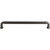 Top Knobs TK327AG: 12" cc Reeded D-Handle Appliance Pull - Ash Gray