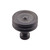 Top Knobs TK881SAB: 1-1/4" Brixton Round Ridged Cabinet Knob - Sable
