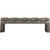 Top Knobs TK561AG: 3-3/4" cc Quilted Flat Bar Cabinet Pull - Ash Gray